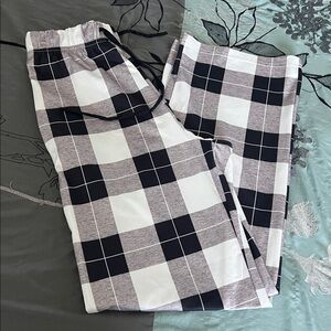 Black and White Plaid Pants